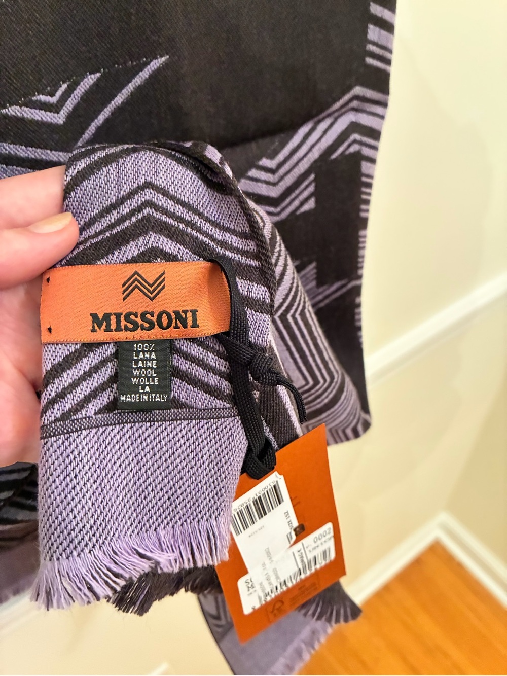 NEW Missoni wool scarf